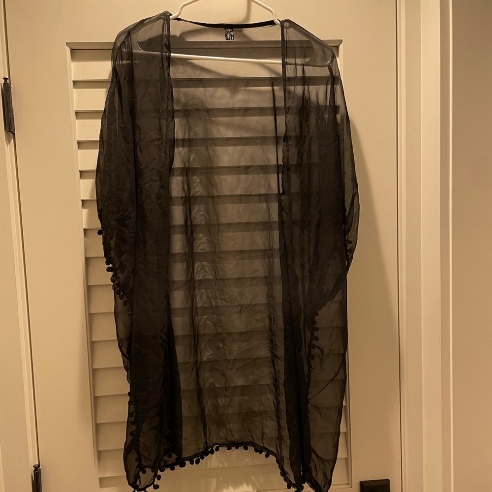 Black Sheer Cover Up